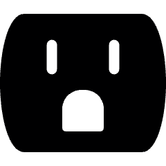 Wall Socket 1 Icon from Ultimate Bold Set