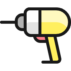 Power Tools Drill Icon from Ultimate Colors Set