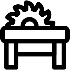 Sawmill Table Icon from Ultimate Regular Set