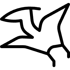 Dinosaur Pteranodon Icon from Ultimate Light Set