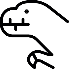 Dinosaur Trex 1 Icon from Ultimate Light Set