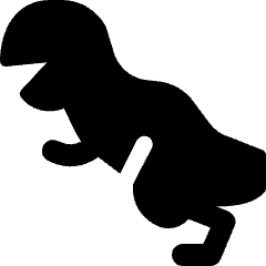 Dinosaur Trex 3 Icon from Ultimate Bold Set