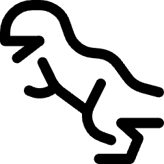 Dinosaur Trex 3 Icon from Ultimate Regular Set