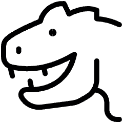 Dinosaur Trex Head Icon from Ultimate Light Set