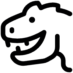 Dinosaur Trex Head Icon from Ultimate Regular Set