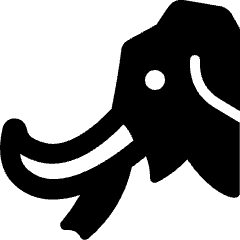 Mammoth Elephant 1 Icon from Ultimate Bold Set