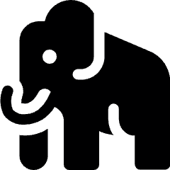 Mammoth Elephant 2 Icon from Ultimate Bold Set