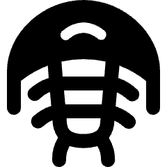 Trilobite Fossil Shell Icon from Ultimate Bold Set