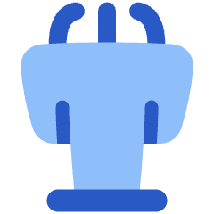 Podium Icon from Plump Flat Set