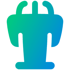 Podium Icon from Plump Gradient Set