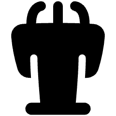 Podium Icon from Plump Solid Set