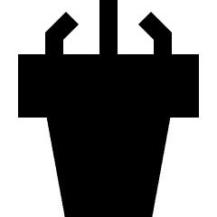 Podium Icon from Sharp Solid Set