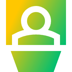 Presentation Icon from Sharp Gradient Set