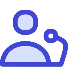 Presentation Speaker Speech Icon from Flex Duo Set