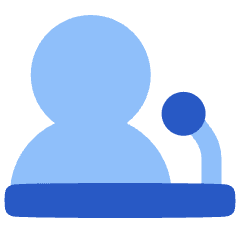 Presentation Speaker Speech Icon from Plump Flat Set