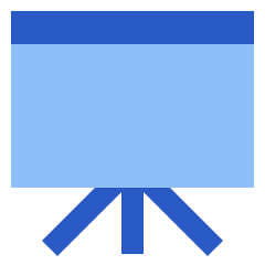 Projector Board Icon from Sharp Flat Set