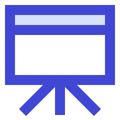 Projector Board Icon from Sharp Duo Set