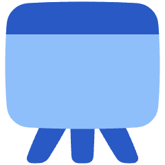 Projector Board Icon from Plump Flat Set