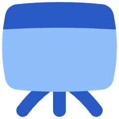 Projector Board Icon from Flex Flat Set