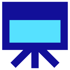 Projector Board Icon from Sharp Pop Set
