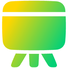 Projector Board Icon from Plump Gradient Set