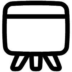 Projector Board Icon from Plump Line Set