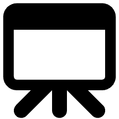 Projector Board Icon from Core Remix Set