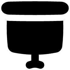 Projector Screen Icon from Flex Solid Set