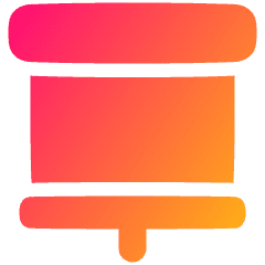 Projector Screen Icon from Plump Gradient Set