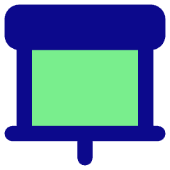 Projector Screen Icon from Core Pop Set
