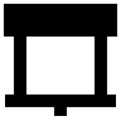 Projector Screen Icon from Sharp Remix Set