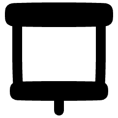 Projector Screen Icon from Plump Remix Set