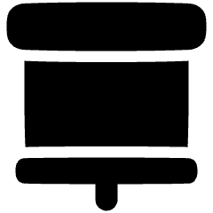 Projector Screen Icon from Plump Solid Set