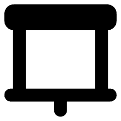 Projector Screen Icon from Core Solid Set