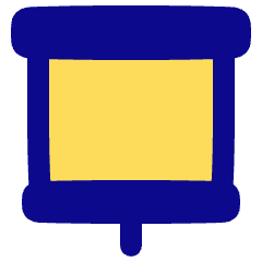 Projector Screen Icon from Plump Pop Set