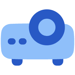 Projector Icon from Plump Flat Set