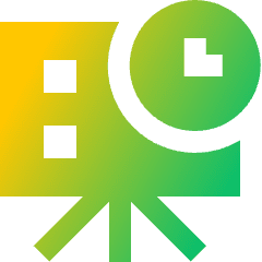 Rehearse Timing Icon from Sharp Gradient Set