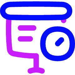 Rehearse Timing Icon from Flex Neon Set