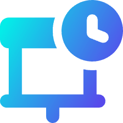 Rehearse Timing Icon from Core Gradient Set