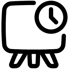 Rehearse Timing Icon from Plump Line Set