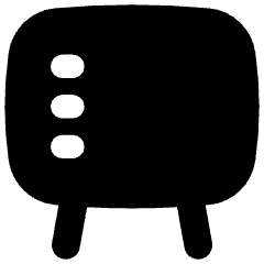 Slide Deck Icon from Flex Solid Set