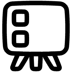 Slide Deck Icon from Plump Line Set