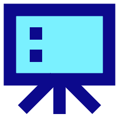 Slide Deck Icon from Sharp Pop Set