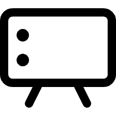 Slide Deck Icon from Core Line Set
