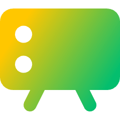 Slide Deck Icon from Core Gradient Set