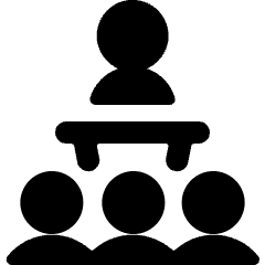 Presentation Audience Icon from Ultimate Bold Set