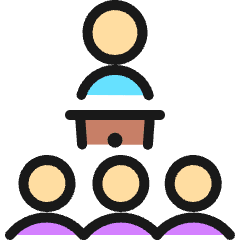 Presentation Audience Icon from Ultimate Colors Set