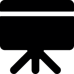 Presentation Board Icon from Ultimate Bold Set