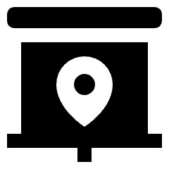 Presentation Location Icon from Nova Solid Set