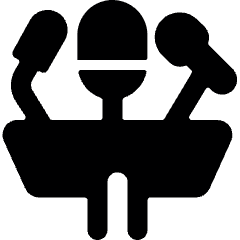 Presentation Microphone Icon from Ultimate Bold Set